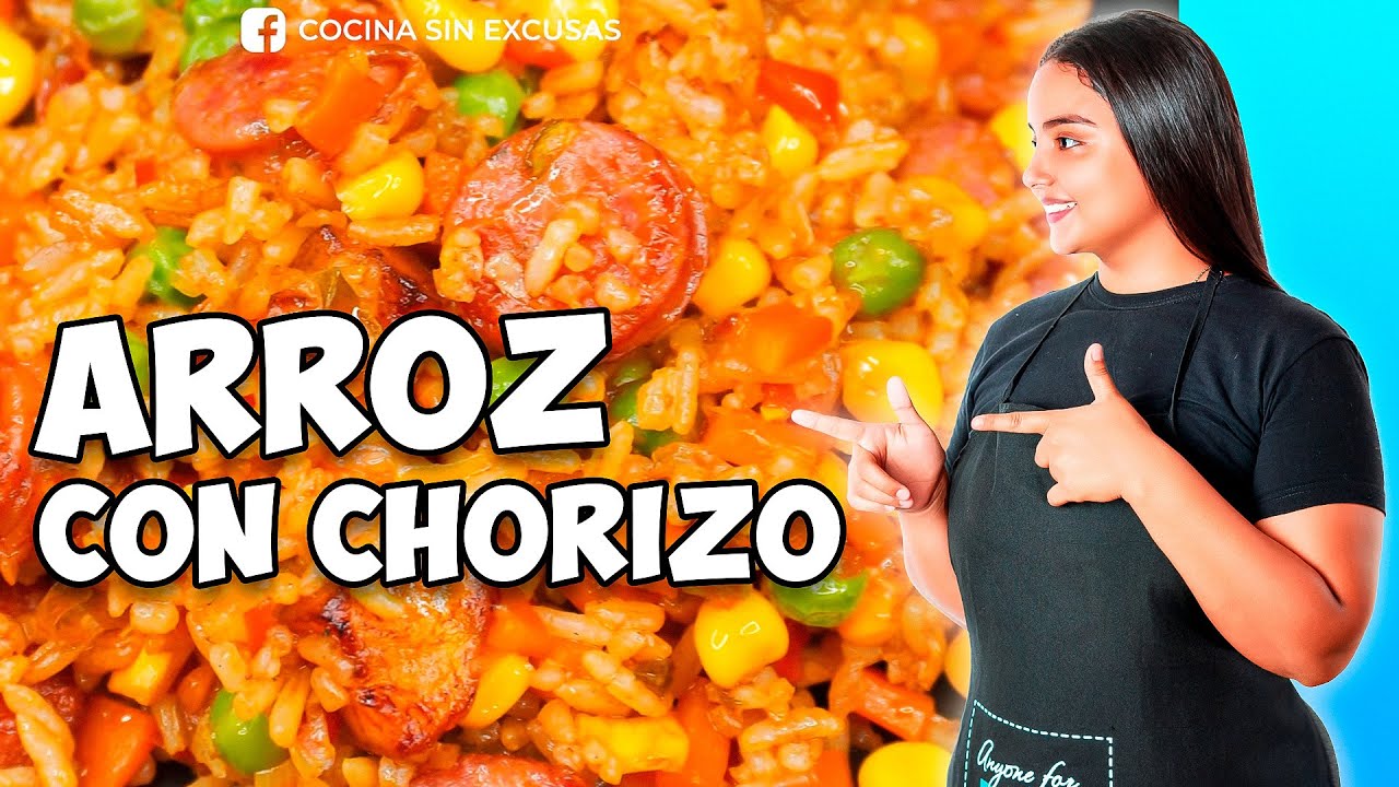 Como hacer Arroz con Chorizo Super Fácil | Cocina Sin Excusas