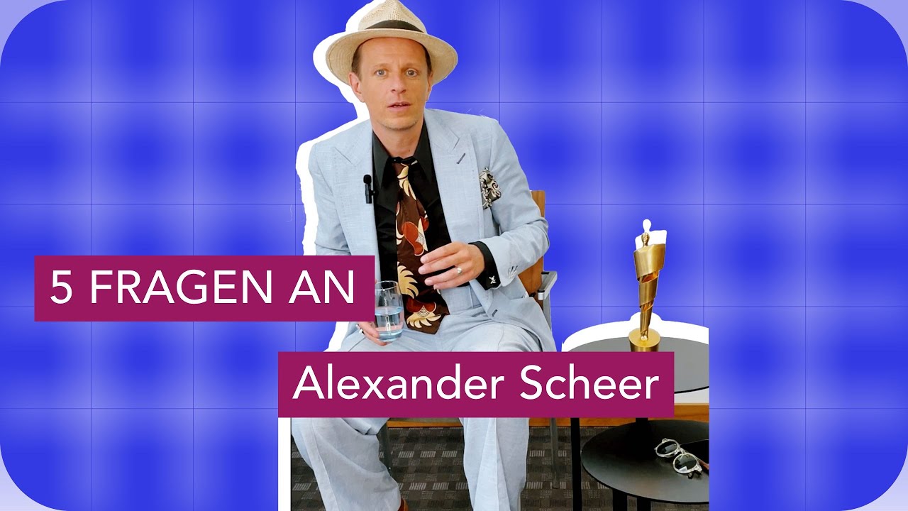 5 Fragen an... Alexander Scheer · Deutscher Filmpreis 2022