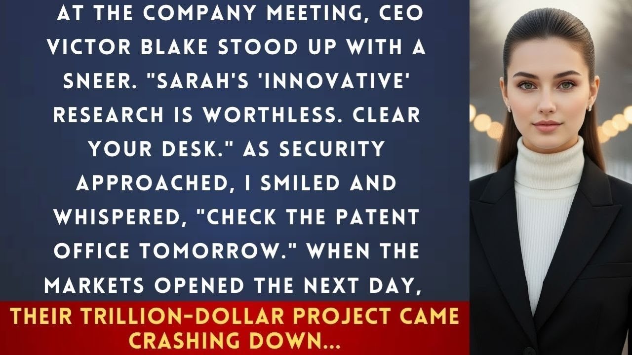 CEO Fired Me From Dream Job, But My 'Useless' Patent Changed Everything!