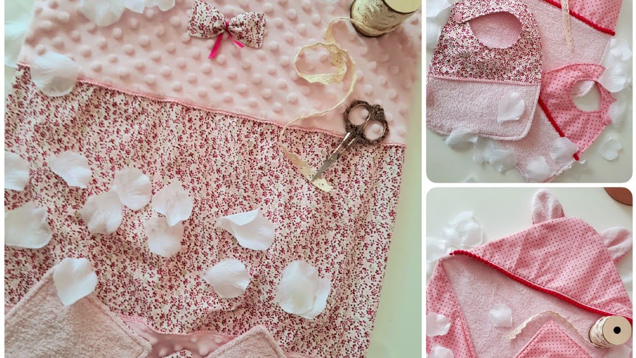 Podcast couture #3 Cadeaux de naissance : sortie de bain, couverture, bavoirs et lingettes 💞