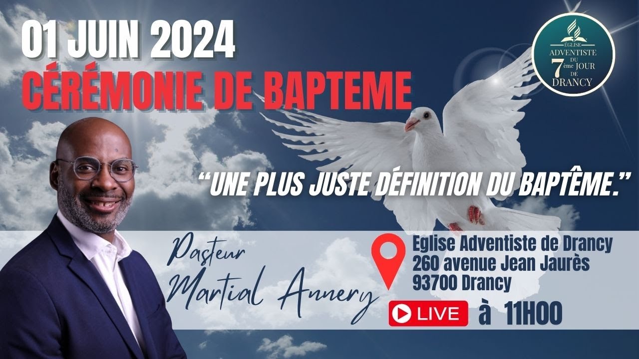 Cérémonie de baptême  01 juin 2024  