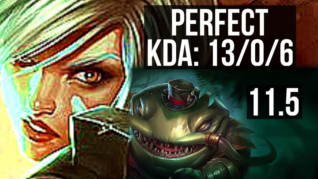 RIVEN vs TAHM KENCH (TOP) | 13/0/6, Legendary, 1.2M mastery | NA Diamond | v11.5