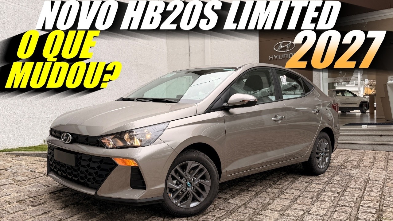 NOVO HYUNDAI HB20S LIMITED 2027 - O que mudou? Novo Preço e todos os detalhes