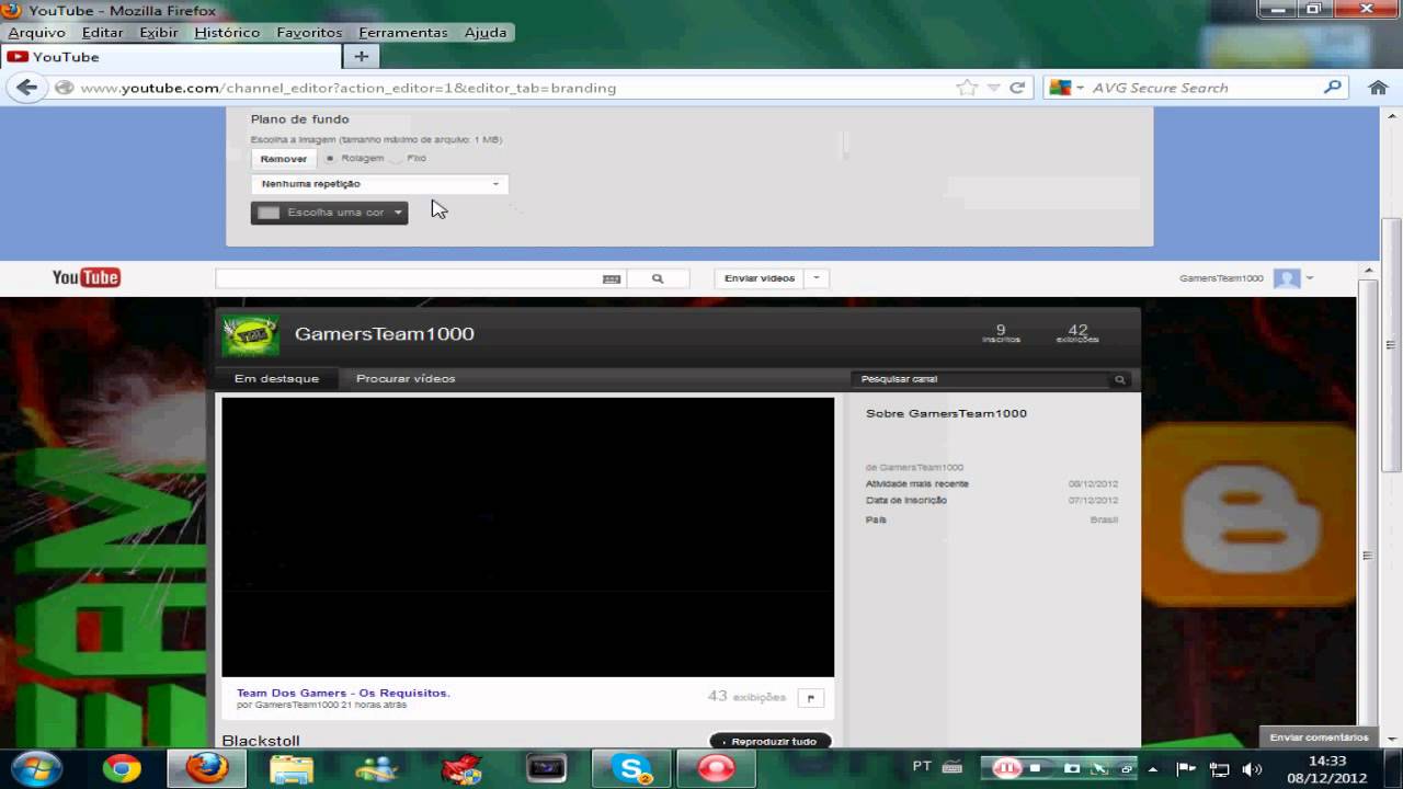Como Arrumar o Seu Canal Do Youtube.