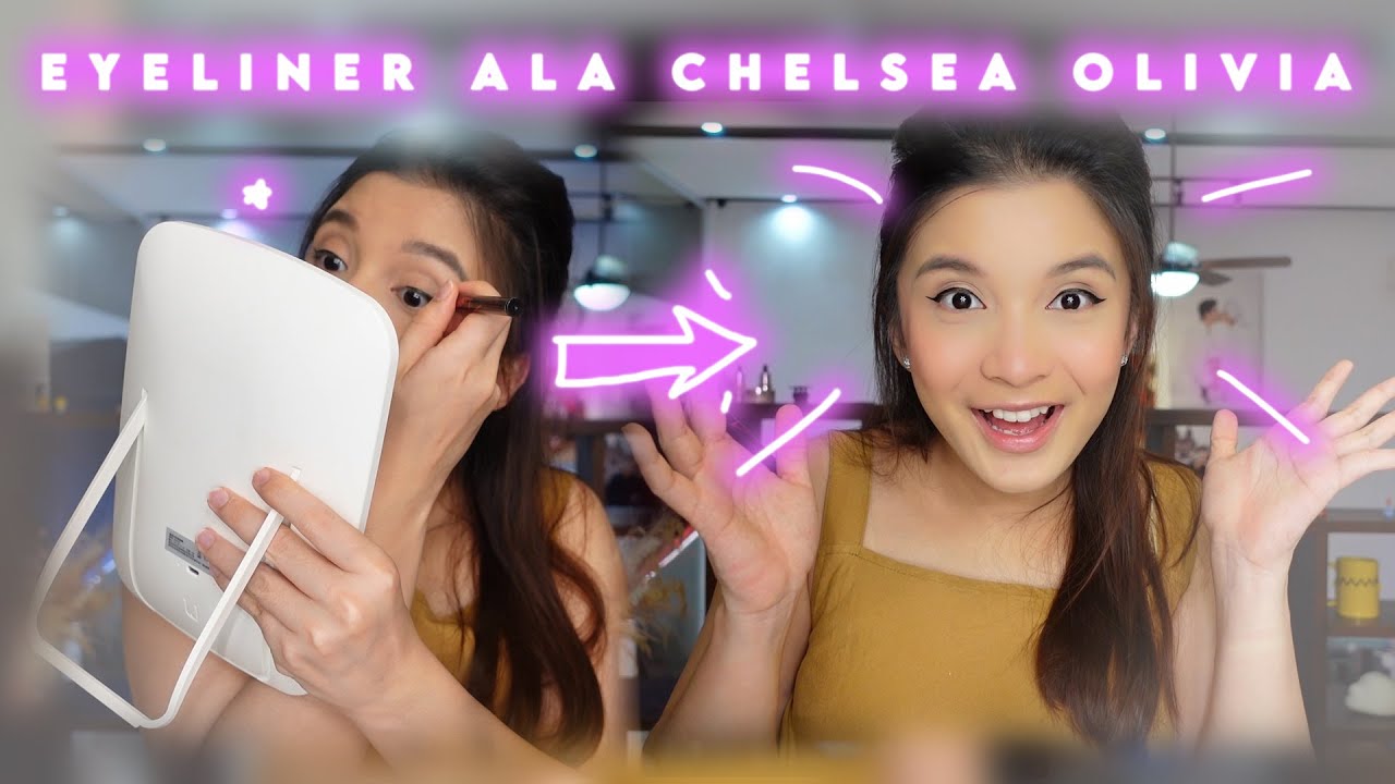 EYELINER ALA CHELSEA OLIVIA!!