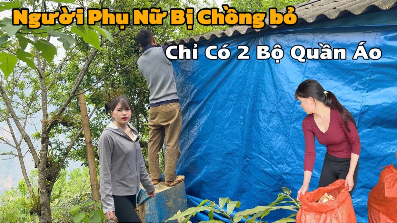 Người Phụ Nữ Dùng Cành Đào Làm Đũa. Chỉ Có 1 Bộ Quần Áo Đang Mặc Và 1 Bộ Đang Phơi | Em Mỷ TV