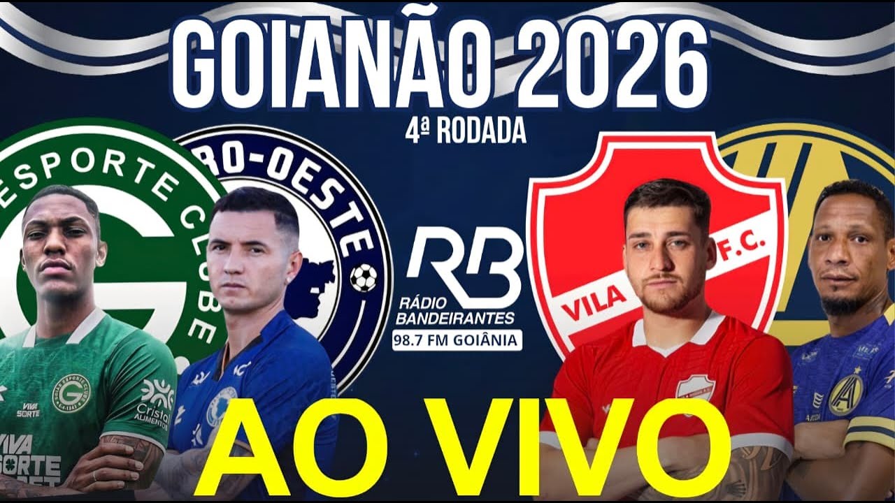AO VIVO - Goiás x Centro-Oeste Saf (2° Tempo) | Campeonato Goiano - 22/01/2026