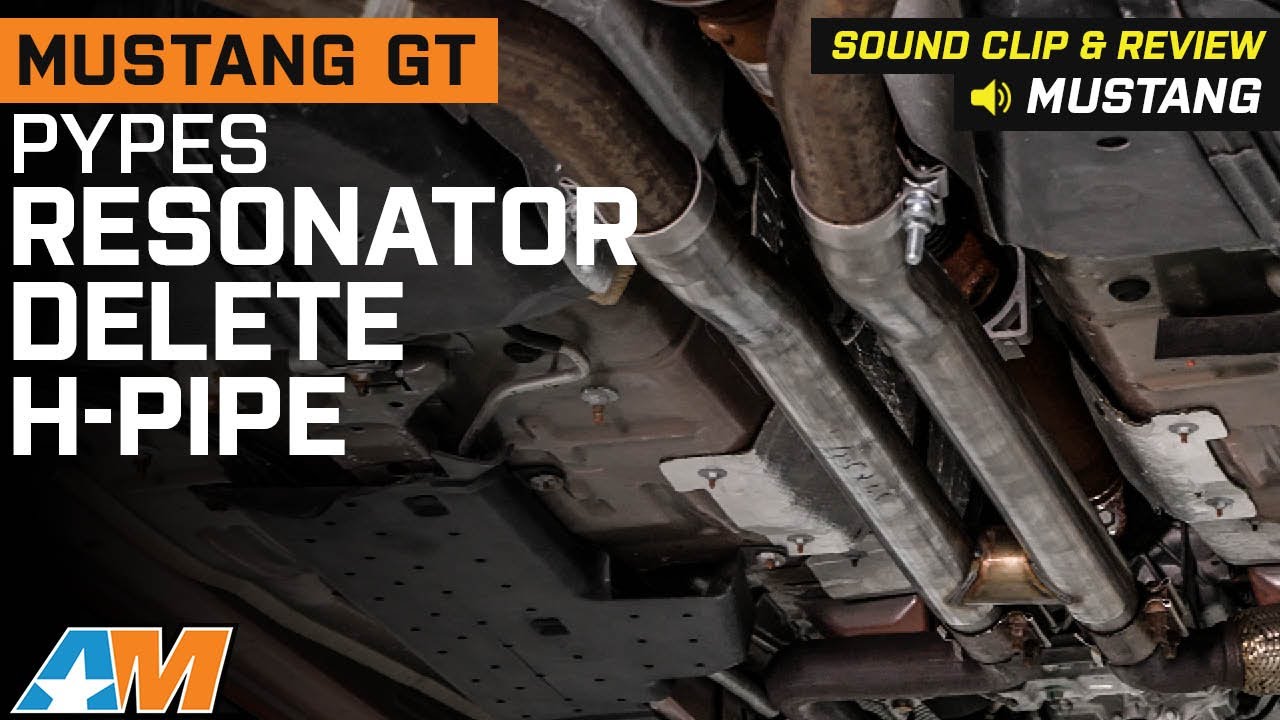 2015-2023 Mustang GT Pypes Cut and Clamp Resonator Delete H-Pipe Review & Sound Clip