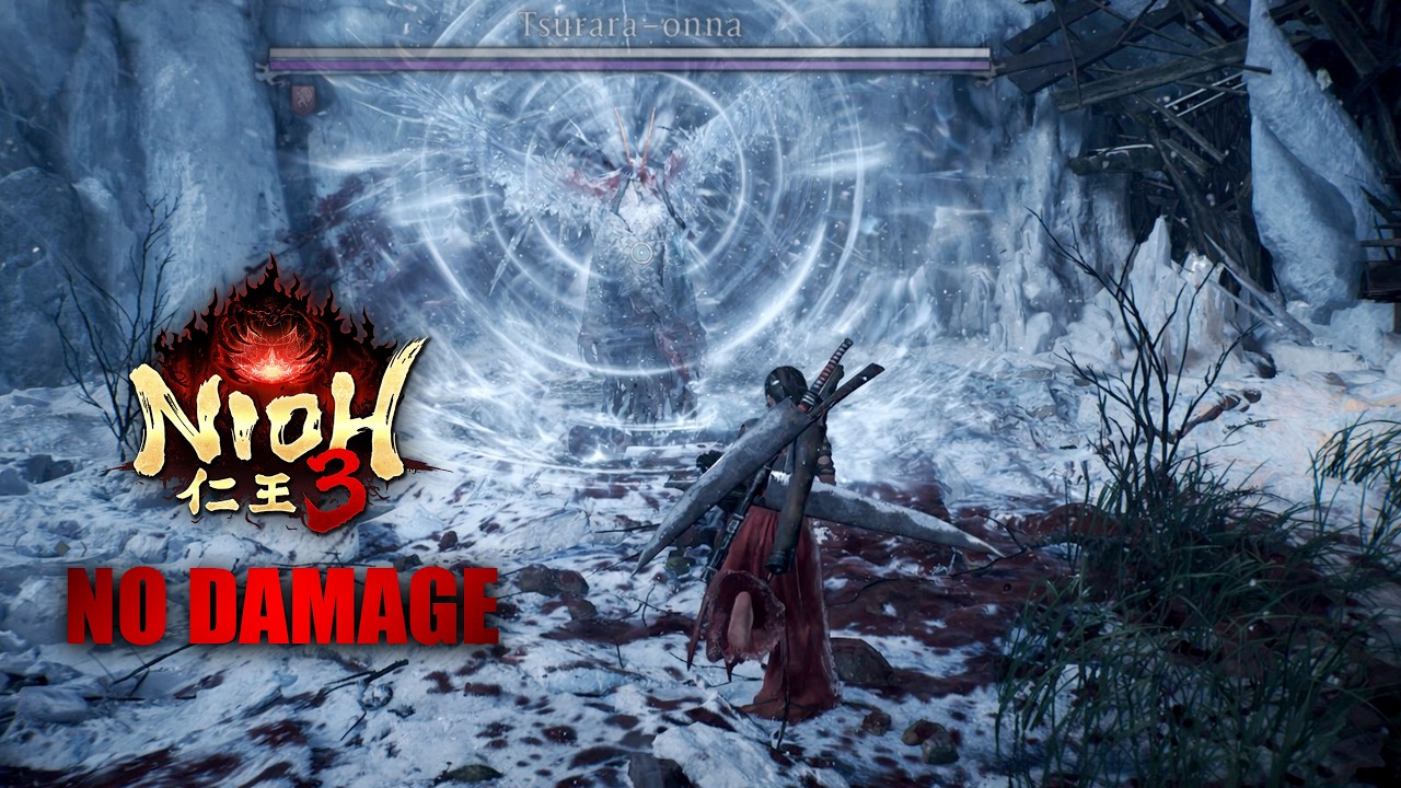 NIOH 3 - Tsurara-Onna Boss Fight No Damage (4k)