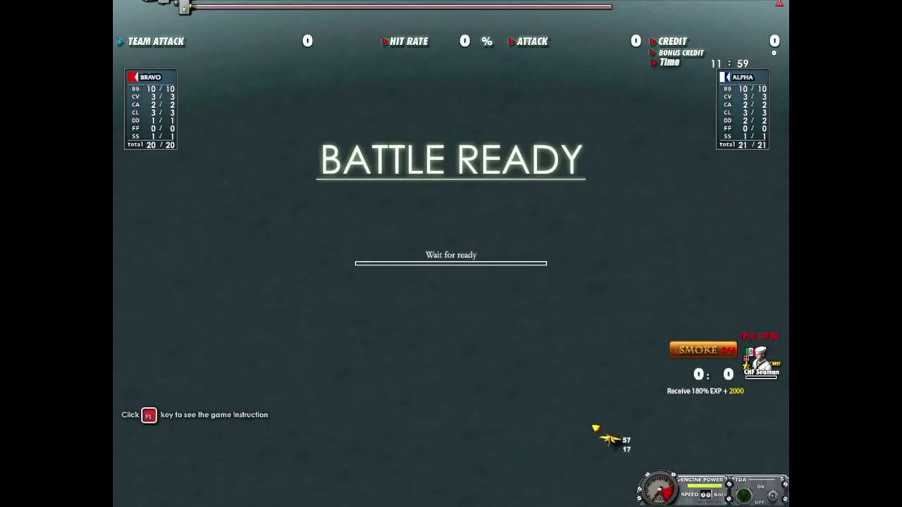 【NAVYFIELD】Great BattleⅠ戦CV(6F2R)