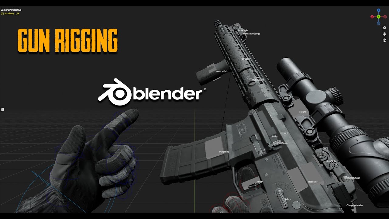 Blender Gun Rigging Tutorial