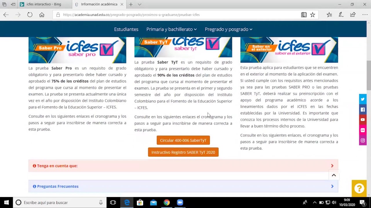 Video de Apoyo para el Registro a Pruebas SABER