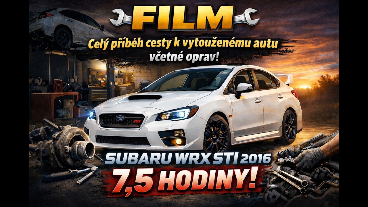 FILM 🔧 Celý příběh cesty k vytouženému autu, včetně oprav 🔧 SUBARU WRX STI
