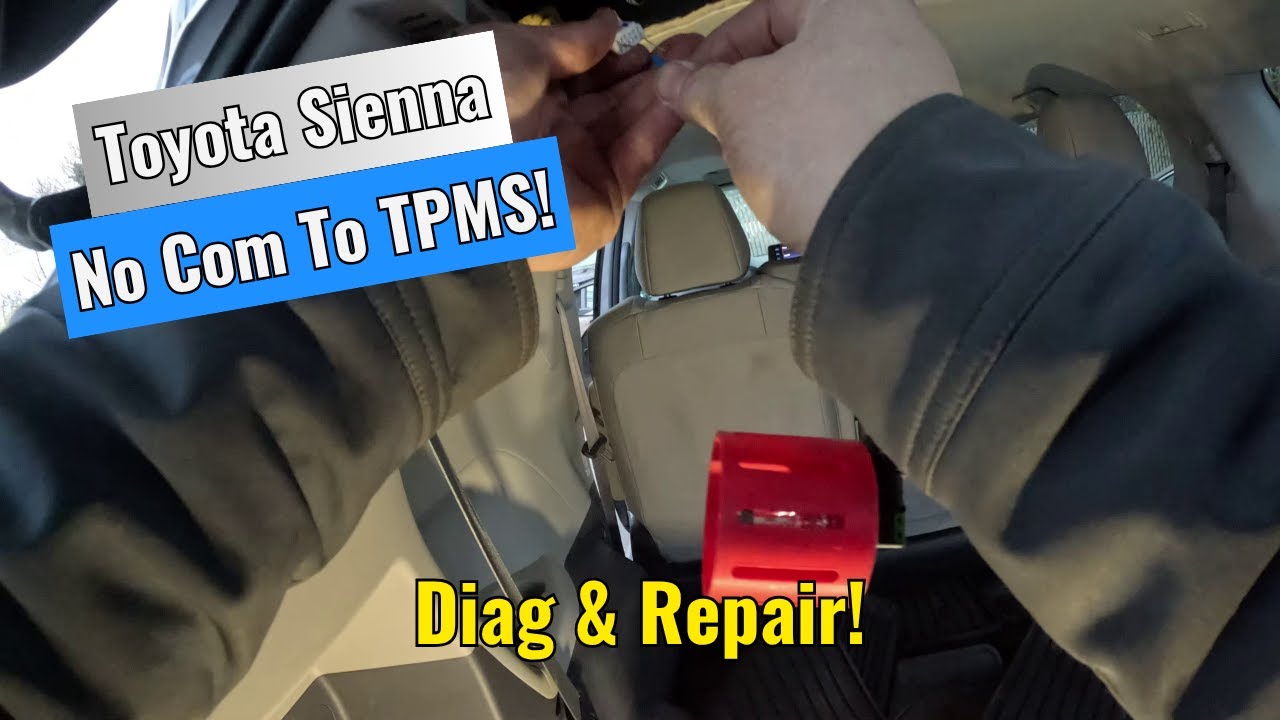 Toyota Sienna 2022 года — нет связи с модулем TPMS! Диагностика и ремонт!