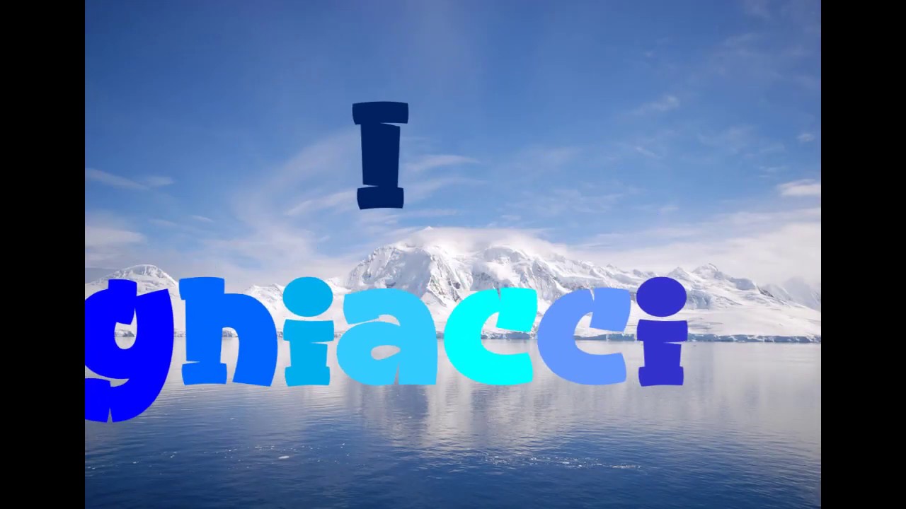 GLI AMBIENTI: i ghiacci