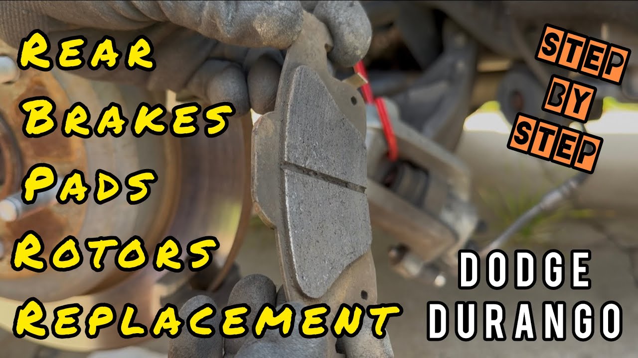 2011-2021 Dodge Durango Rear Brakes Pads and Rotors Replacement (Step By Step)