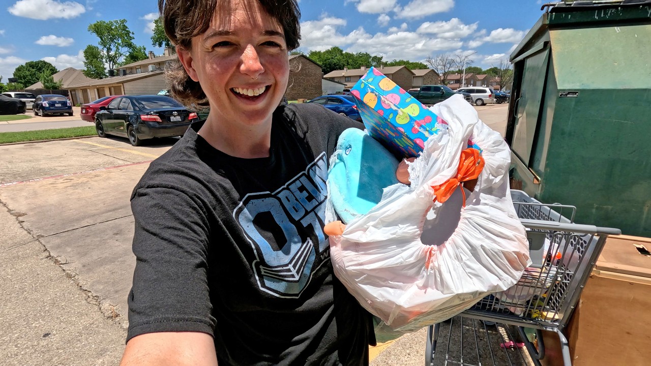 We Found Bags of Toys and Stuffed Animals Beside the Dumpster!