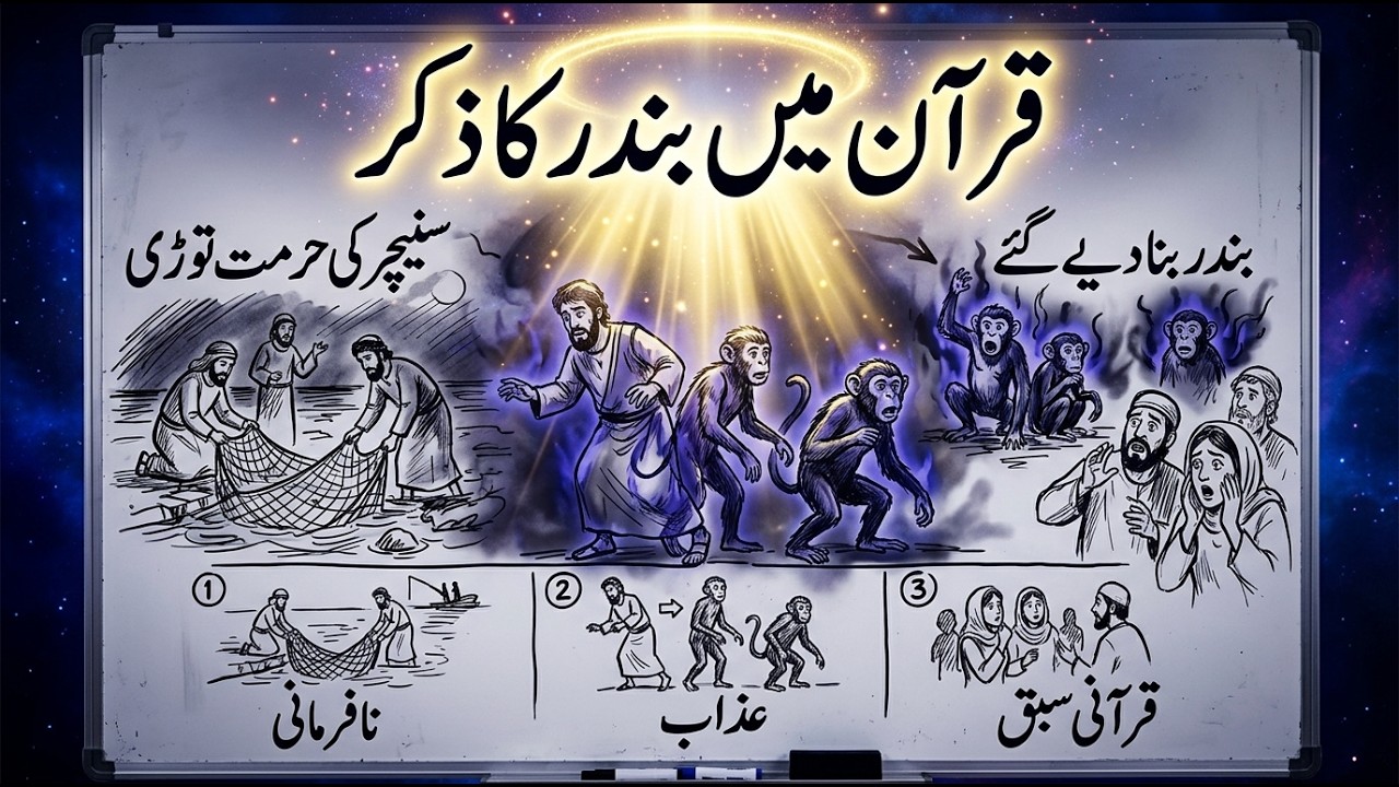 قرآن میں بندر کا ذکر | مختصر اور جامع | Brief Urdu