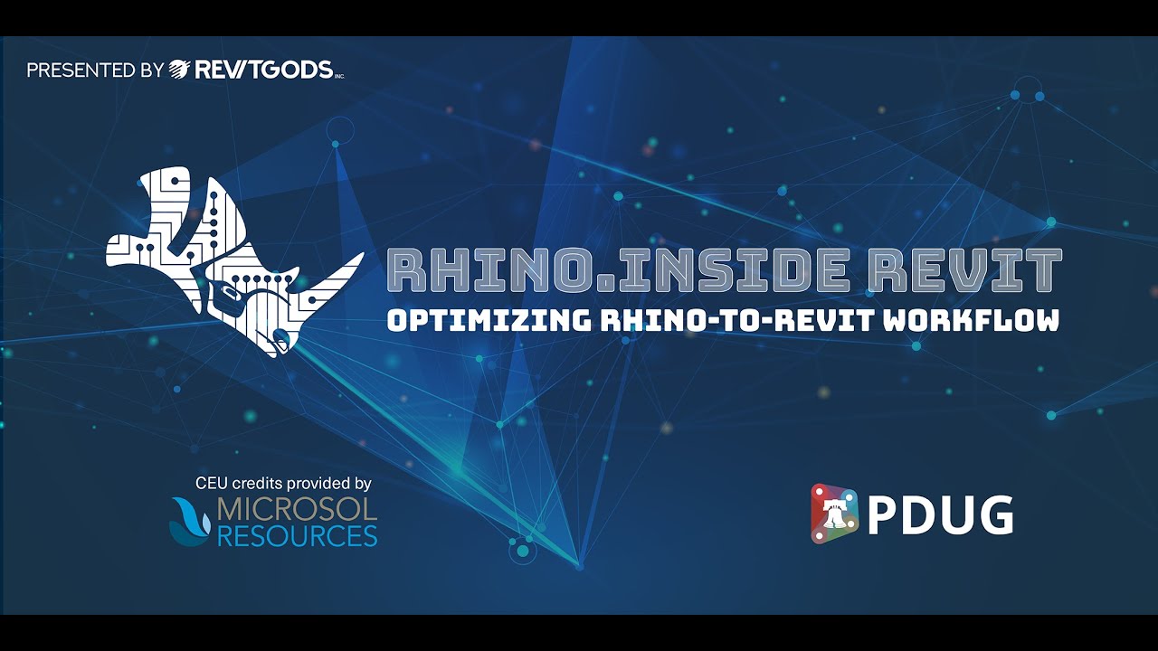 Rhino.Inside.Revit - Optimizing your Rhino-to-Revit Workflow