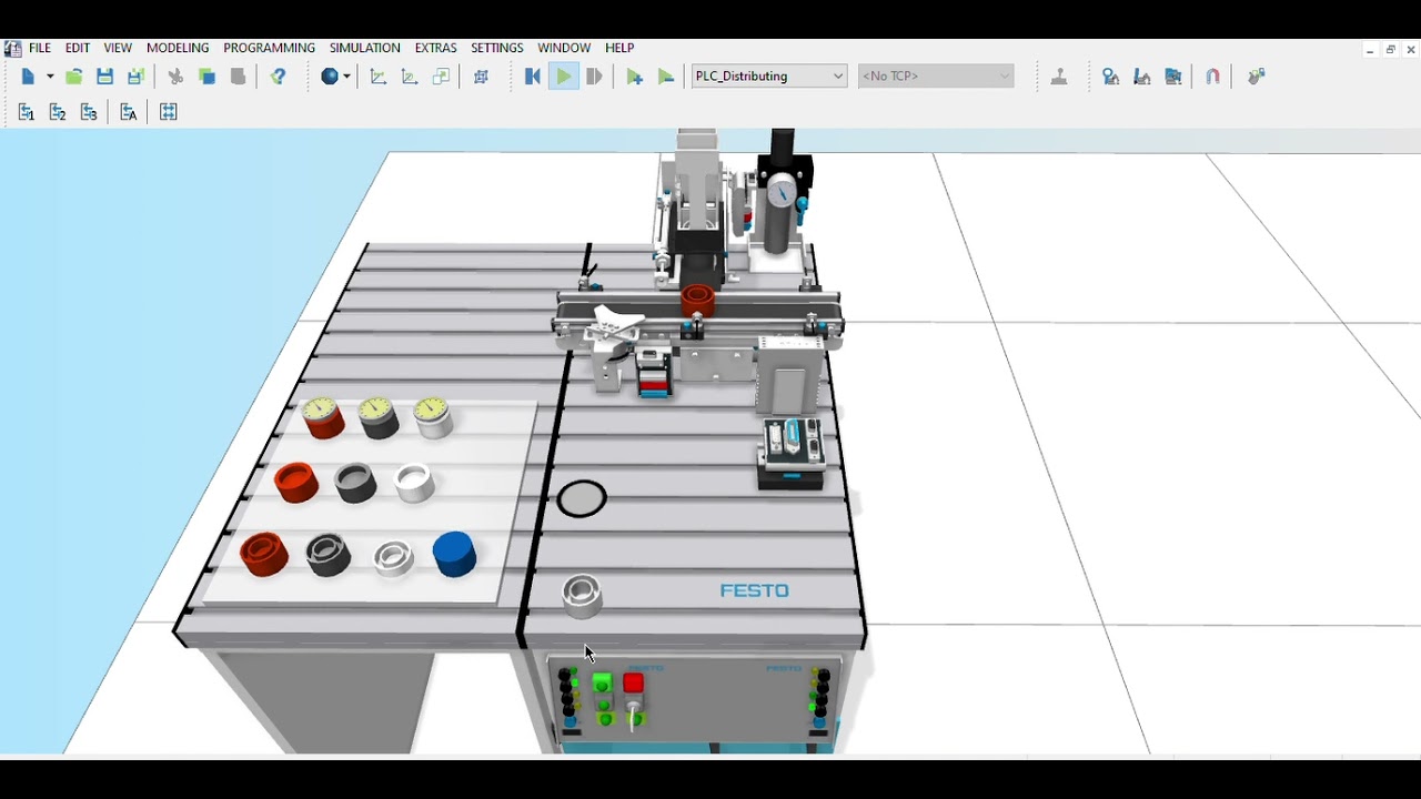 MPS Distributing Conveyor Festo Ciros Studio