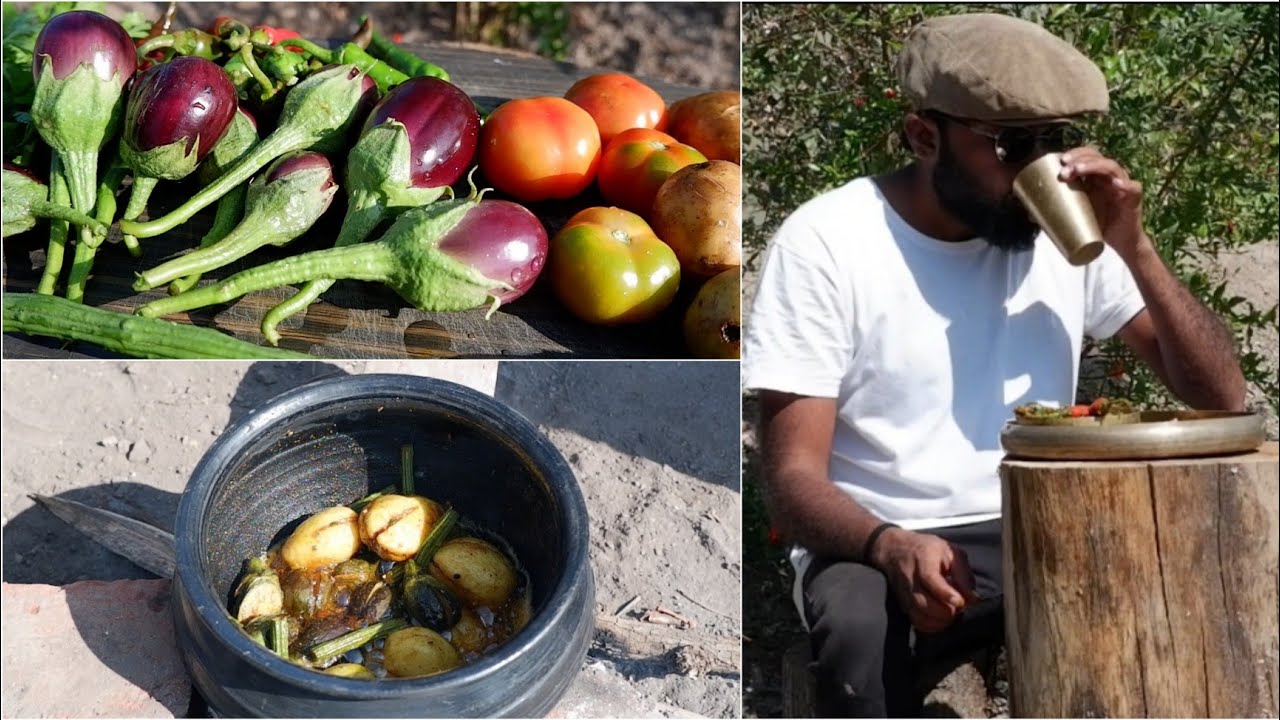village stayle traditional cooking||vegetable curry || village food Gujarat india By Rk patel