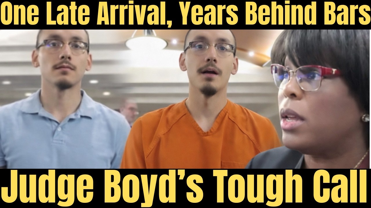 He Was Minutes Late… Judge Boyd Made It a Life-Changing Sentence#courtroomdrama #courtcase