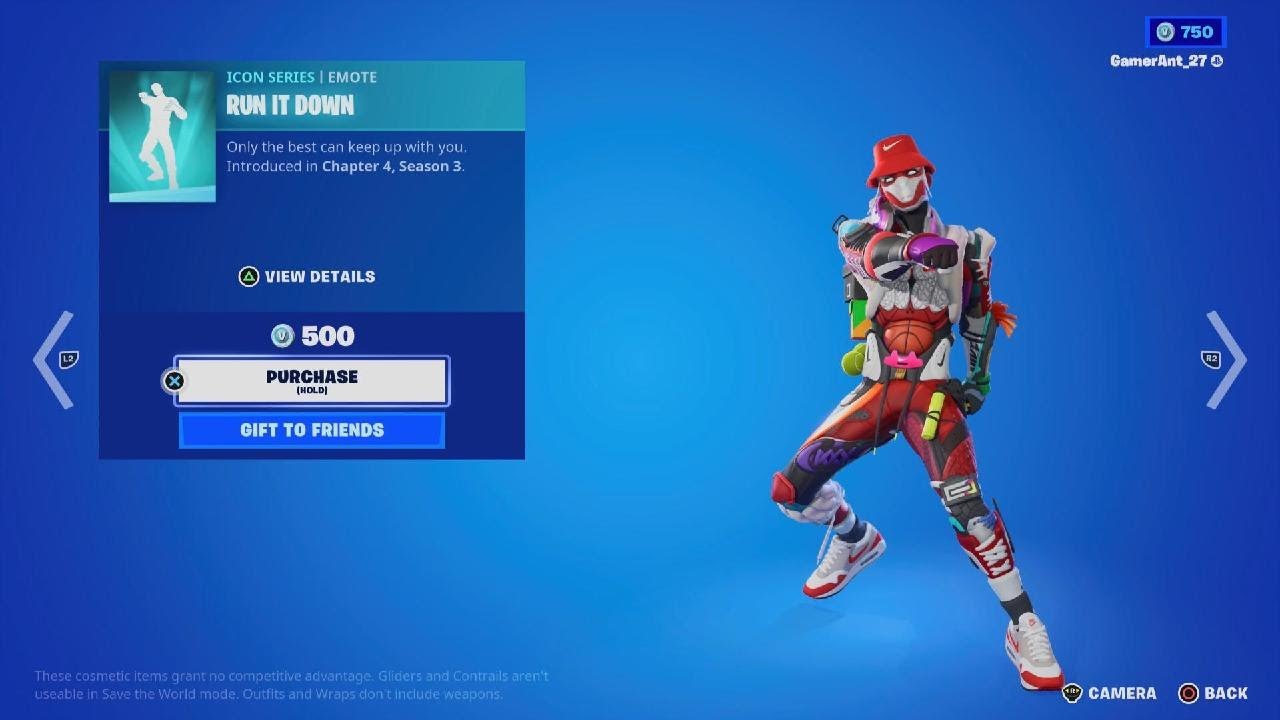 NEW BTS Run It Down Emote!💯