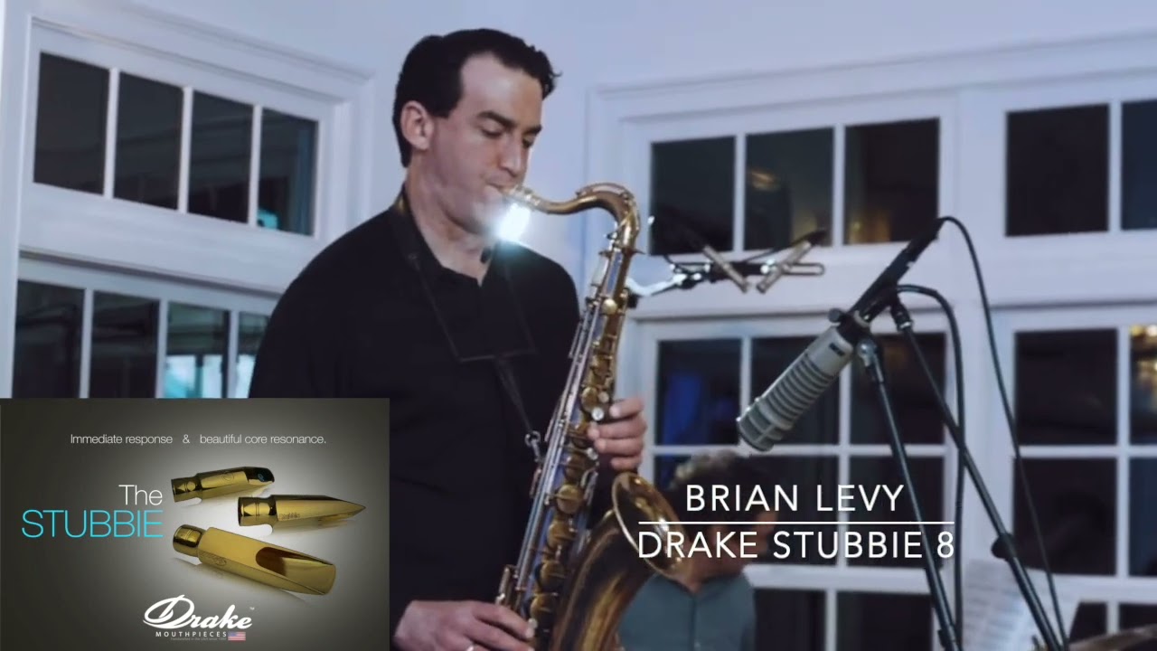 Tenor Saxophonist Brian Levy playing his Drake Stubbie 8 24K Mouthpiece