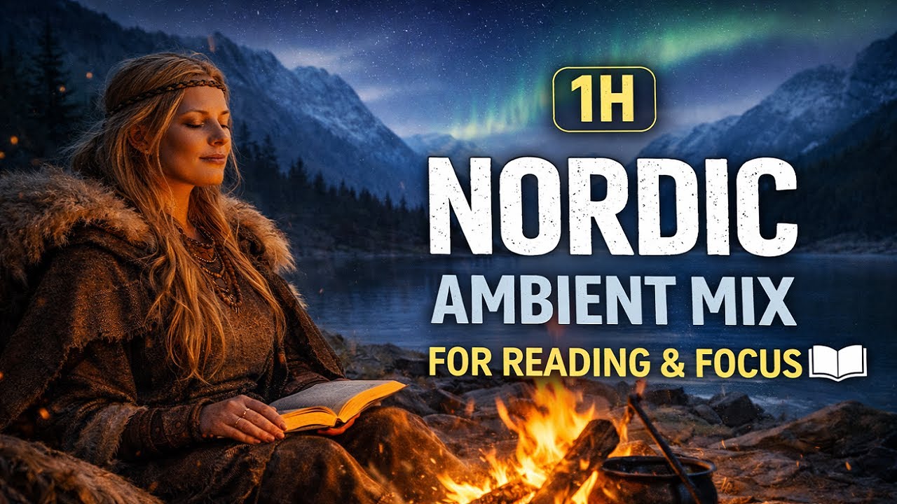 1 Hour Nordic Ambient for Focus & Reading | Nordic Ambient Mix