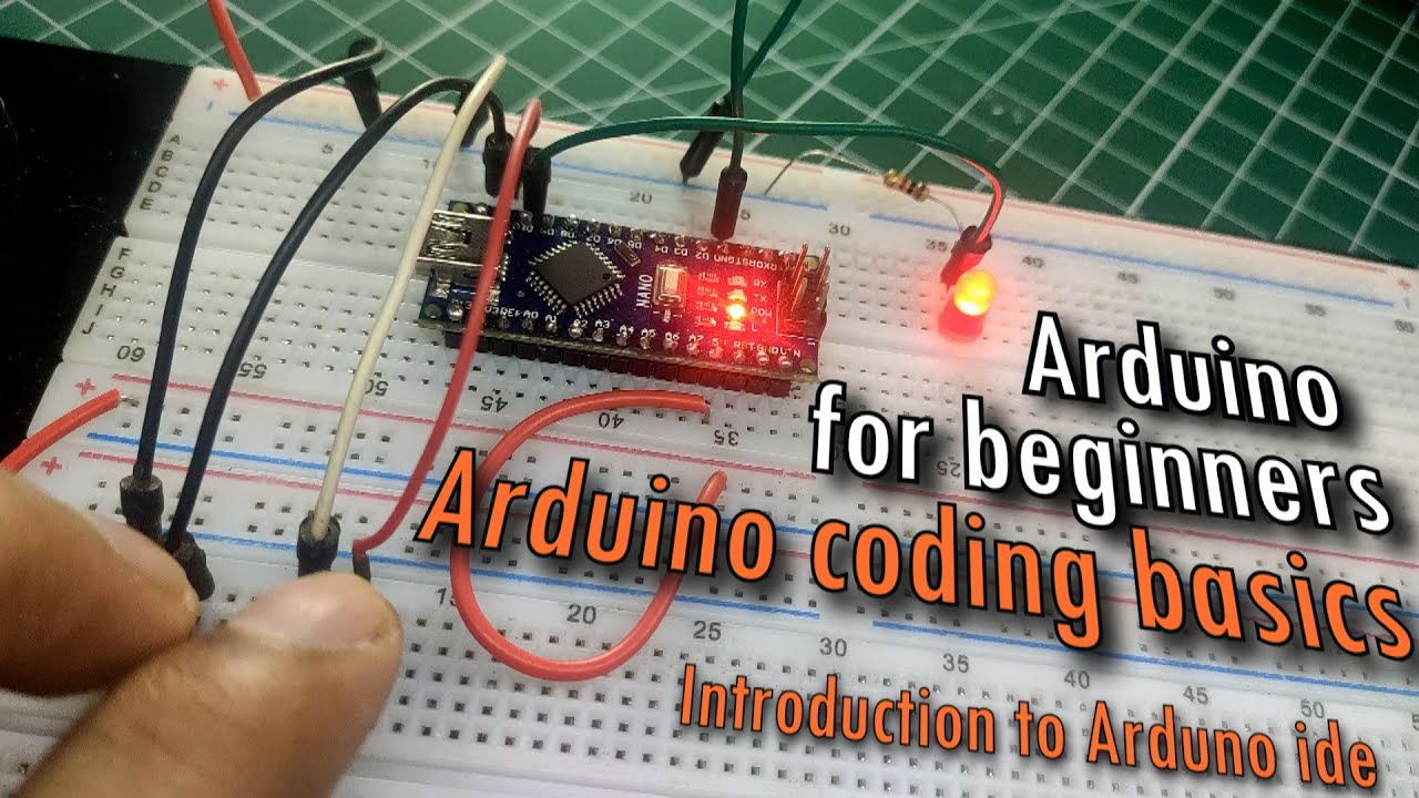 Arduino IDE and coding, Getting started.