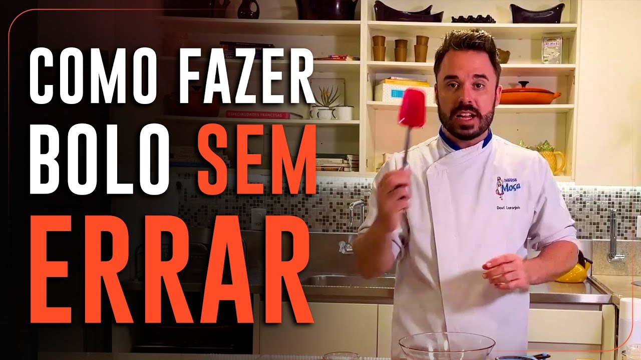 O método mais simples para um bolo sem ERROS.