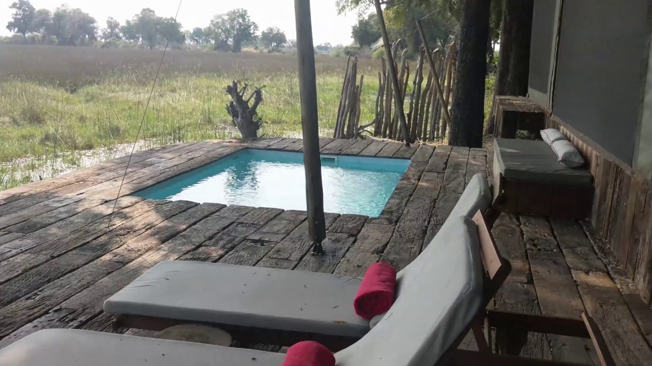 Duba Plains Concession, Botswana - Duba Plains Camp room tour 2018 Sep. 07