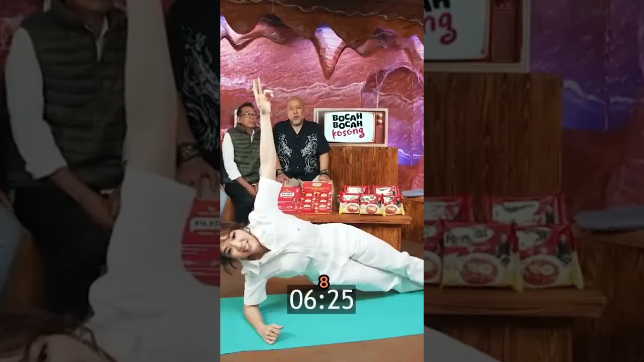 GISEL CETAK REKOR PLANK & MARAH KE GEMPI KARENA GAK SOPAN 