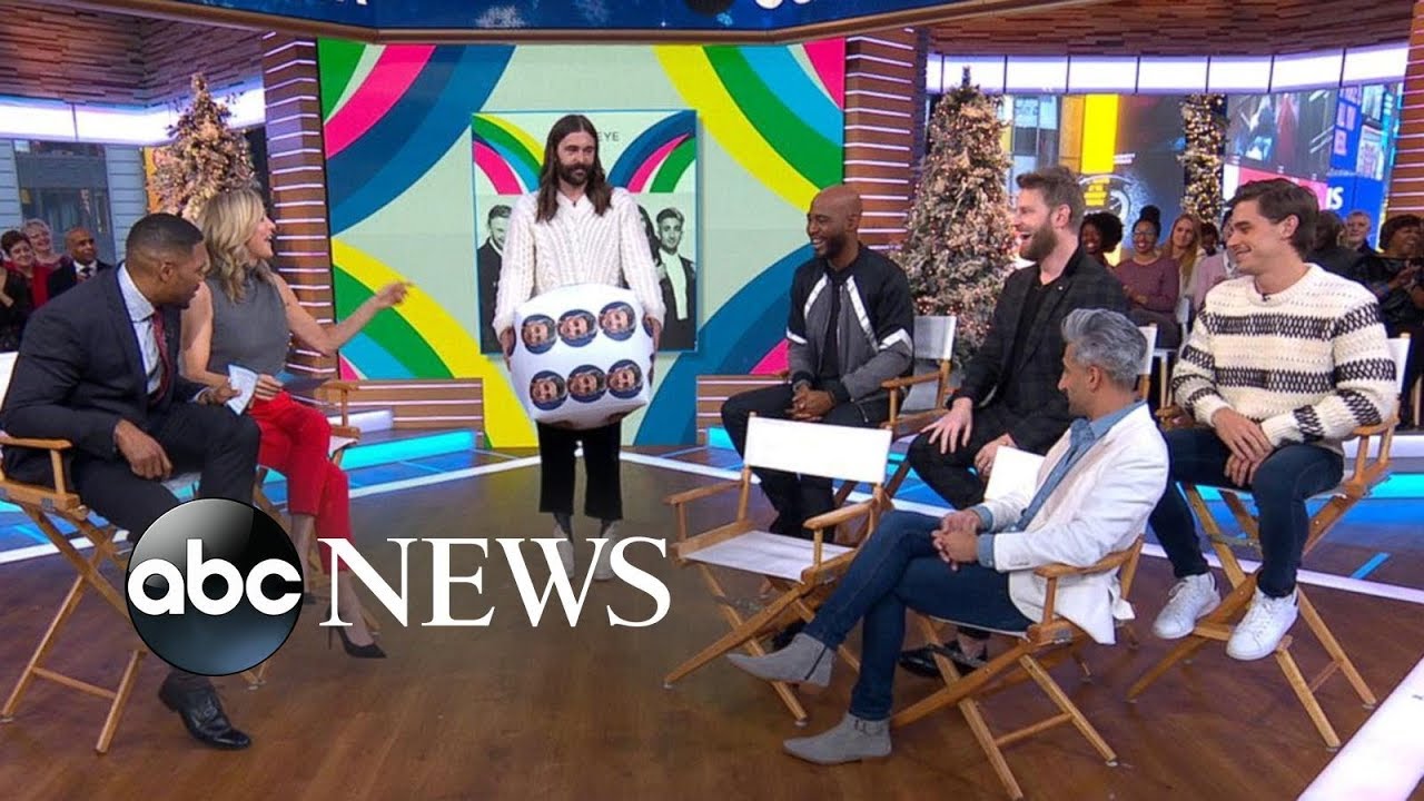 The 'Queer Eye' fab five face off in a 'Love Yourself, Love Your Life' game on 'GMA'
