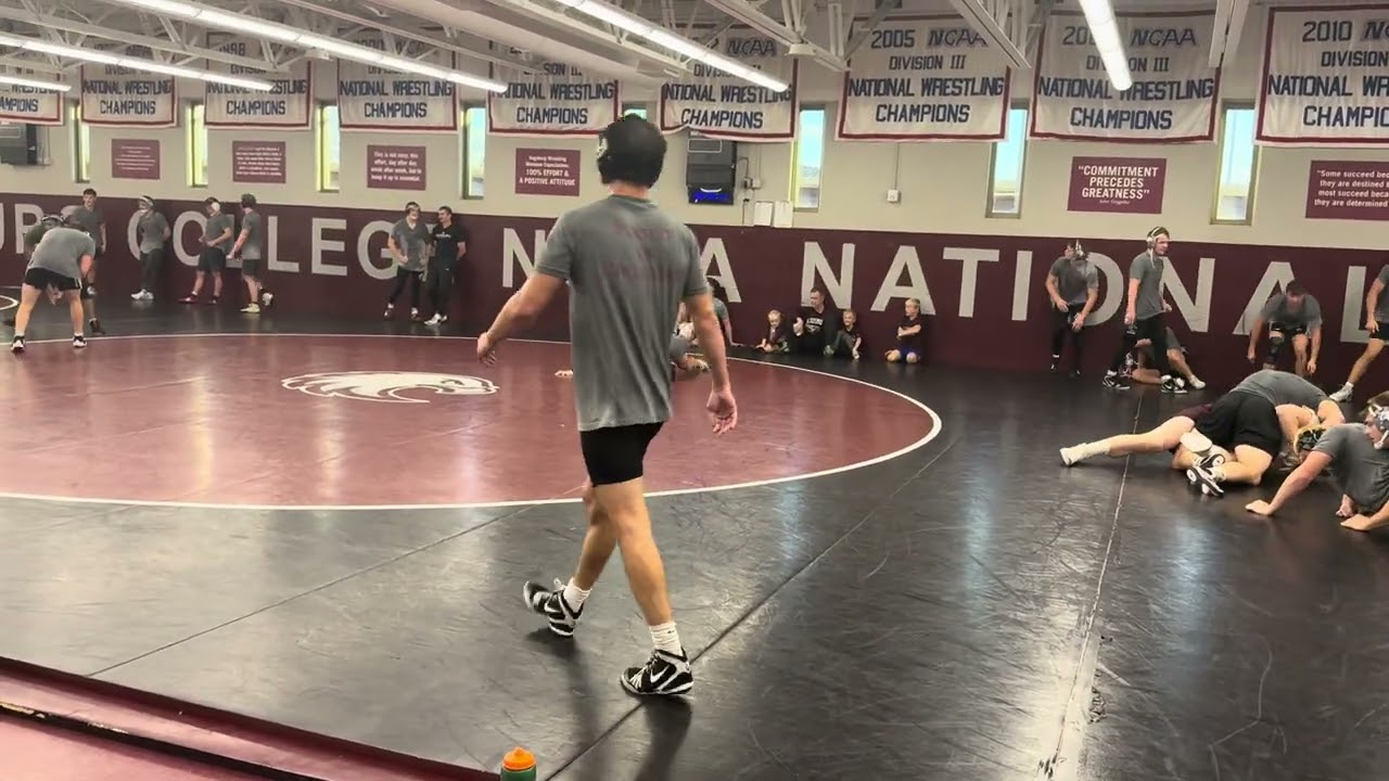 October 17, 2025 Augsburg practice Brayden