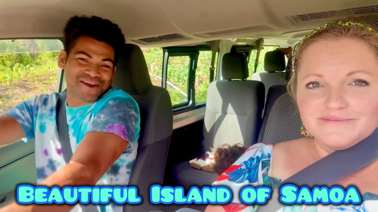 Beautiful Drive To Survivor Samoa Beach Resort and Giant Clam Sanctuary