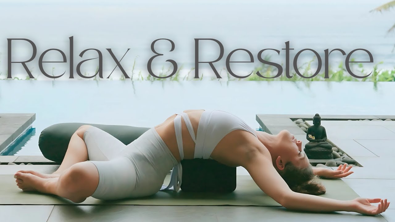 1 Hour Restorative Yin Yoga for Stress Relief & Deep Relaxation | A Gentle Journey Inward 🌙