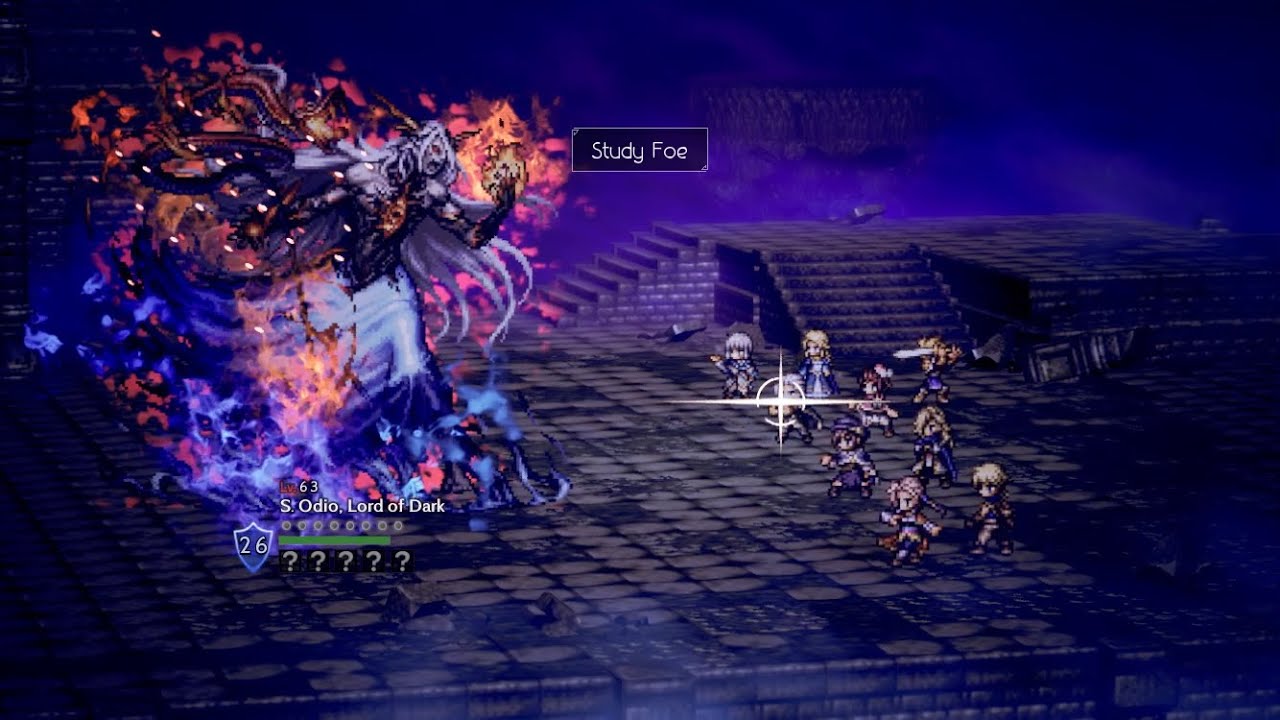 (Octopath Traveler COTC) EXTRA , -OCT A LIVE- Hell: Lord of Dark: S.Odio Boss Battle