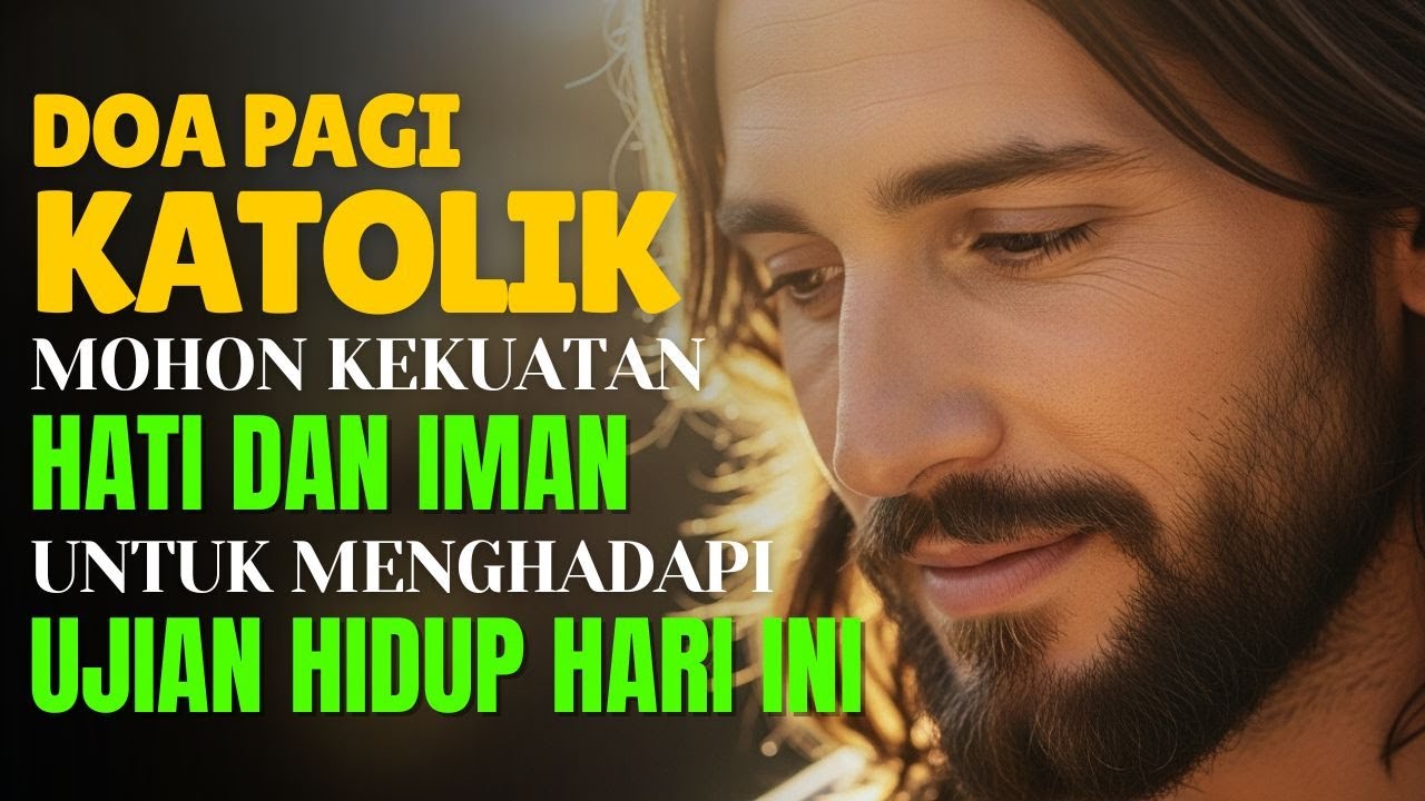 Doa Pagi Katolik Mohon Kekuatan Hati dan Iman untuk Menghadapi Ujian Hidup Hari Ini