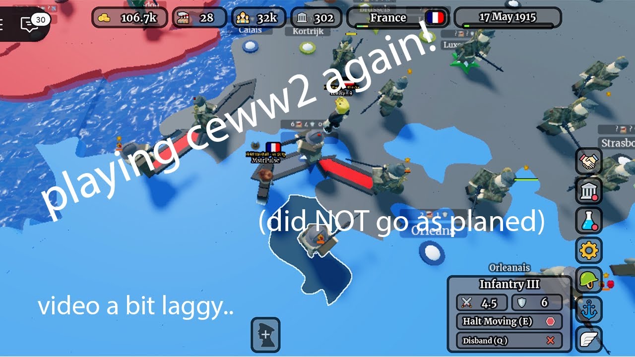 playing as Fance in Ceww2 again!