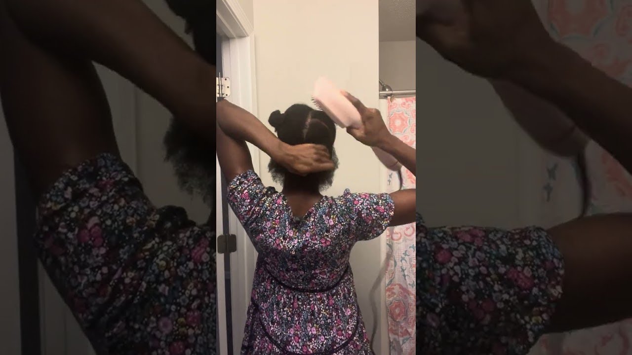 Prepping My Natural Hair with Wavytalk 5-in-1 Paddle Brush | Easy Havana Twist Prep Routine