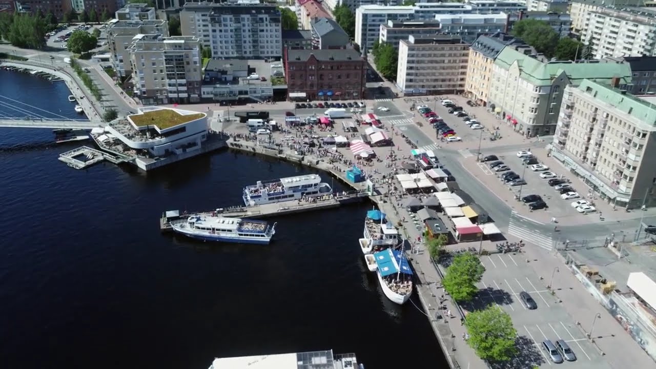 Tampere Drone Tour 🇫🇮 | Stunning Aerial Views of Finland’s Industrial Heart