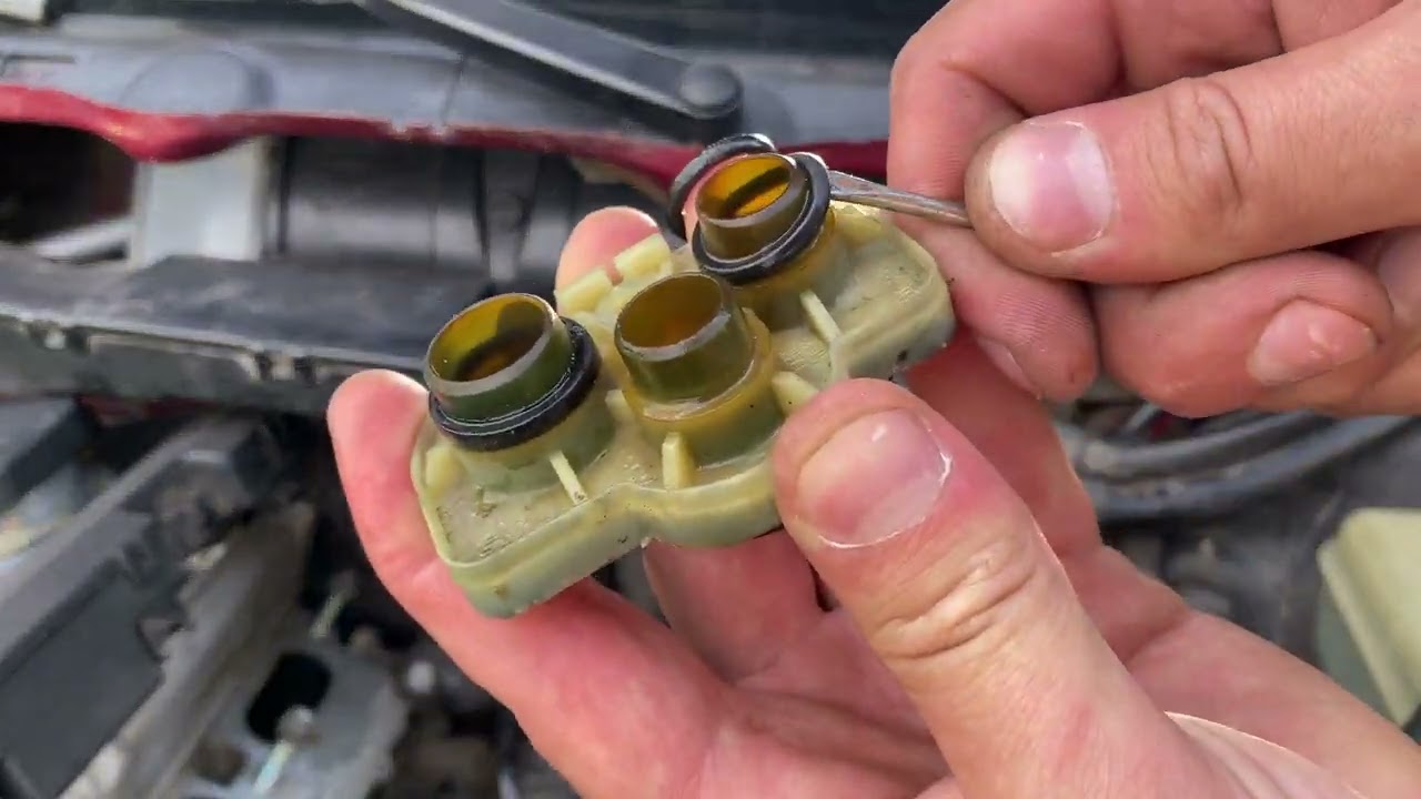Замена уплотнительных колец печки на BMW E36