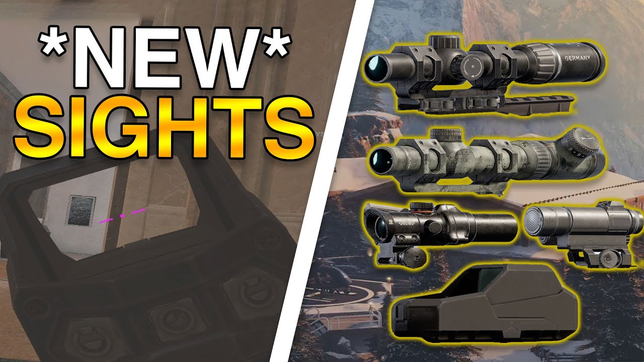 *NEW* ATTACHMENTS - Rainbow Six Siege Shadow Legacy