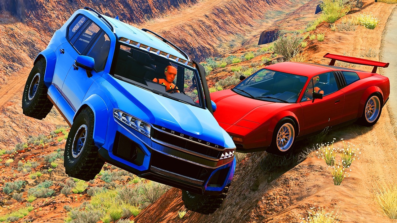 Truck and Car Crashes #02 [BeamNG.drive] | Zom Drive