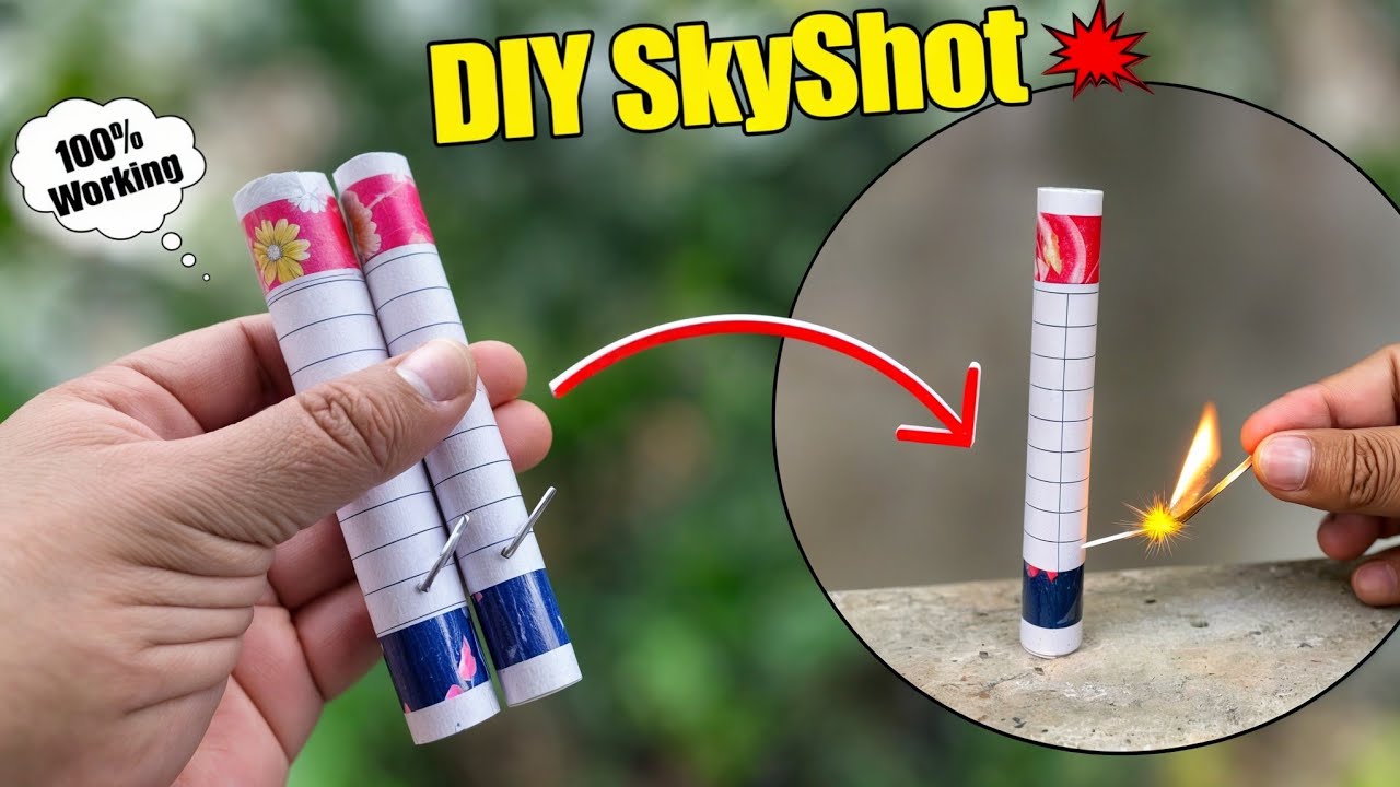 Домашние хлопушки SkyShot 💥 Как сделать хлопушки дома | Как сделать хлопушки из бумаги |