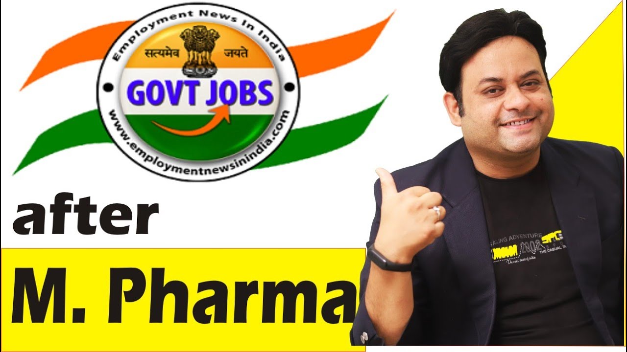 govt jobs after m pharm