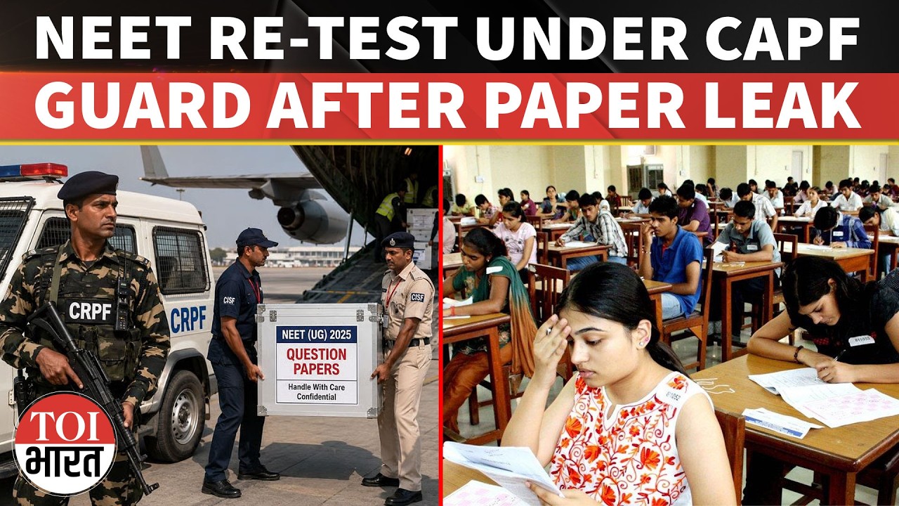 CRPF, CISF Deployed For NEET-UG Re-test Security As NTA Tightens Protocols | Watch