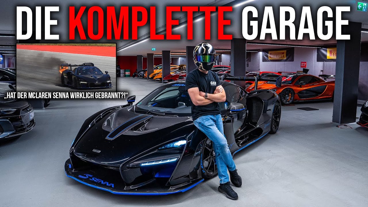 Ich zeige euch meine komplette Garage | Warum hat mein McLaren SENNA gebrannt?! | GERCollector