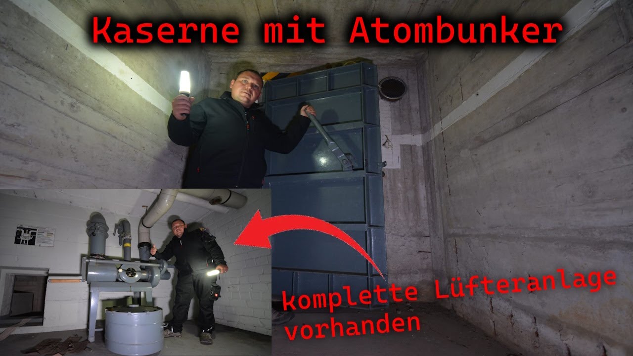 Verlassene Kaserne mit Atombunker gefunden...im Keller leben Junkies alles voller Spritzen!!!